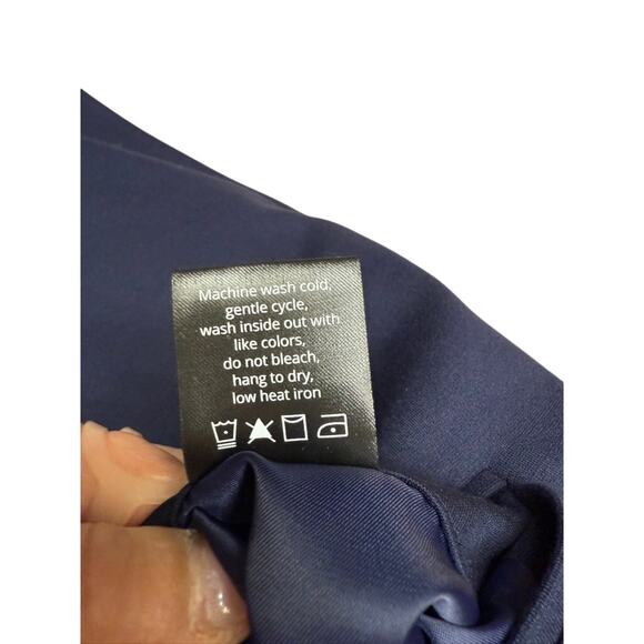 "AMERICAN TALL" BLUE Mens Blazer Cardigan 2 Button, Single Vented, Rayon Blend - Picture 8 of 8